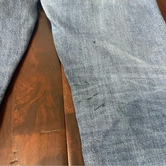 Madewell The Perfect Vintage High Waist Side Slit Crop Jeans Raw Hem size 30 - Picture 11 of 16